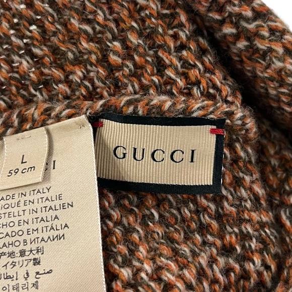 Gucci GG Logo Wool Beanie - Picture 5 of 7